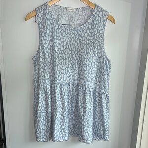 Boutique Leopard Print Women's Tank